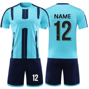 Hot Men Soccer jersey set uniforms Women Jersey stripe Set Kids jerseys dress Football Shirts Sports Uniform Training Suit