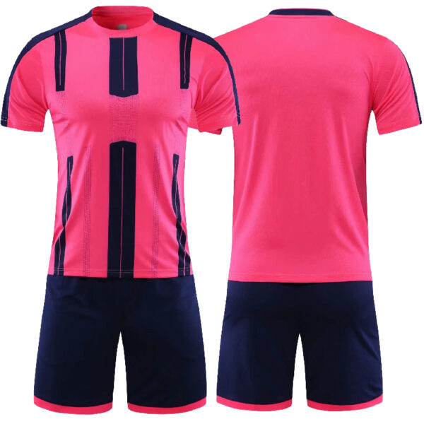 Hot Men Soccer jersey set uniforms Women Jersey stripe Set Kids jerseys dress Football Shirts Sports Uniform Training Suit