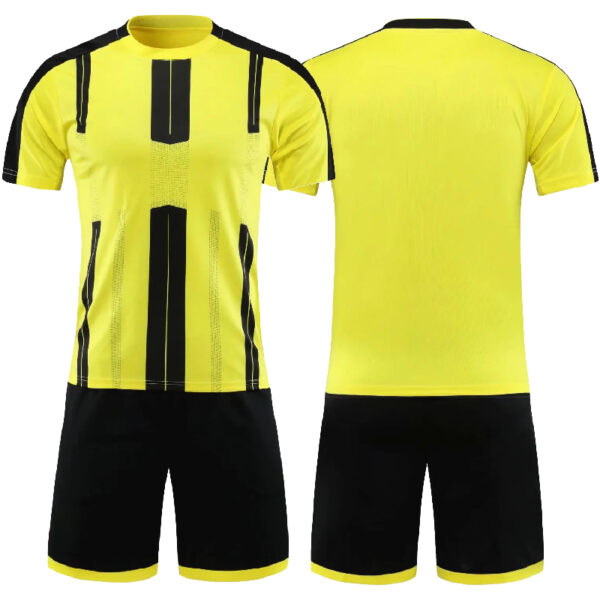 Hot Men Soccer jersey set uniforms Women Jersey stripe Set Kids jerseys dress Football Shirts Sports Uniform Training Suit