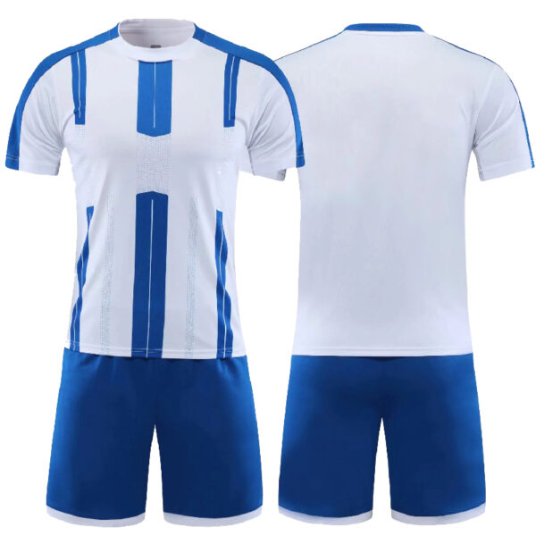 Hot Men Soccer jersey set uniforms Women Jersey stripe Set Kids jerseys dress Football Shirts Sports Uniform Training Suit