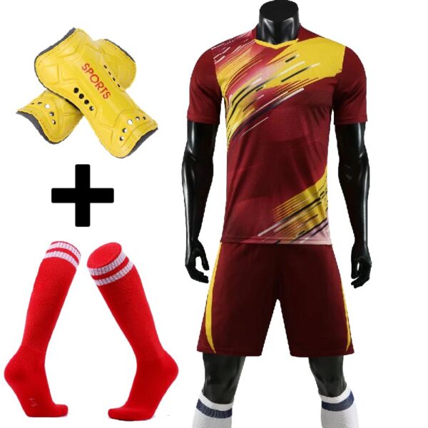 Soccer Jersey Set with socks Shin guards custom Adult Kids