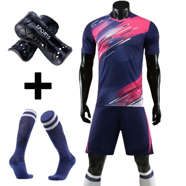 Soccer Jersey Set with socks Shin guards custom Adult Kids