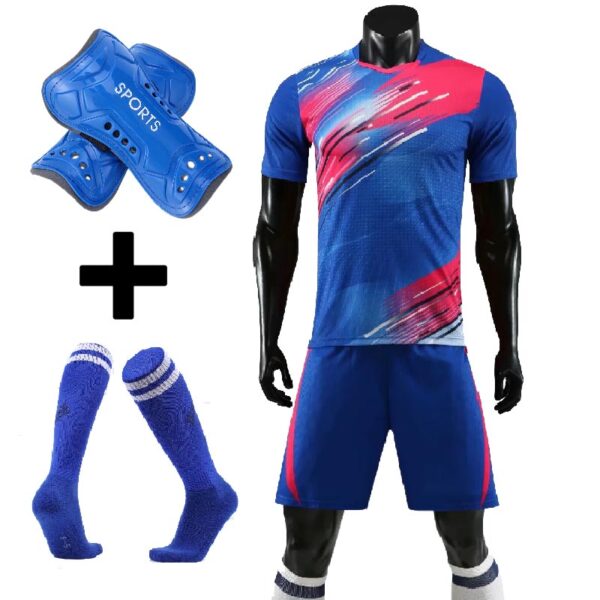 Soccer Jersey Set with socks Shin guards custom Adult Kids